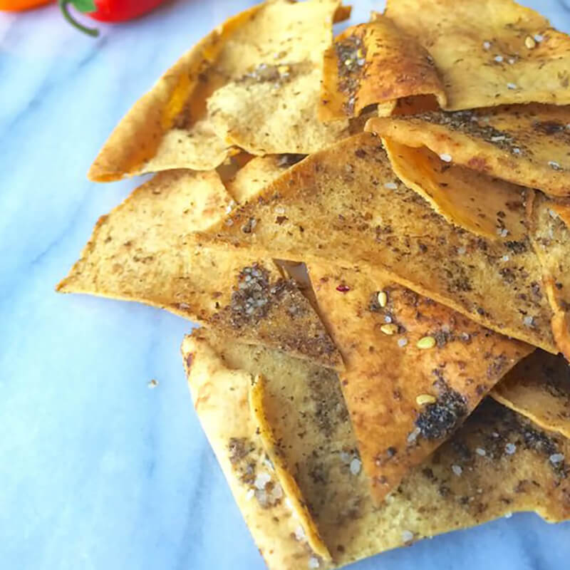 Pita Chips (Zaatar) Fattoush